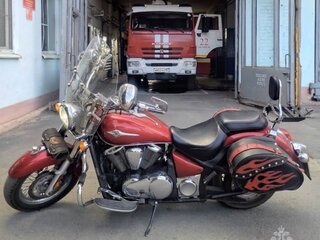 2010 Kawasaki VN900 Vulcan, красный, 550000 рублей, вид 1