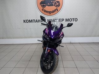 2024 Yamaha YZF-R3, фиолетовый, 649000 рублей, вид 3