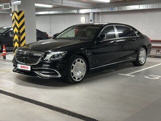 2017 Mercedes-Benz Maybach S-Класс 560 I (X222) Рестайлинг, чёрный, 7600000 рублей, вид 1