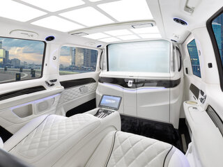 2026 Mercedes-Benz V-Класс Long 300 d длинный III (W447) Рестайлинг 2, чёрный, 43980000 рублей, вид 4