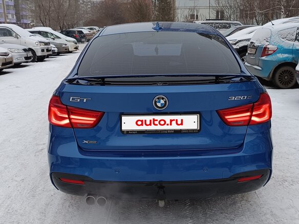 2018 BMW 3 серии Gran Turismo 320d xDrive VI (F3x) Рестайлинг, синий, 2850000 рублей - вид 4