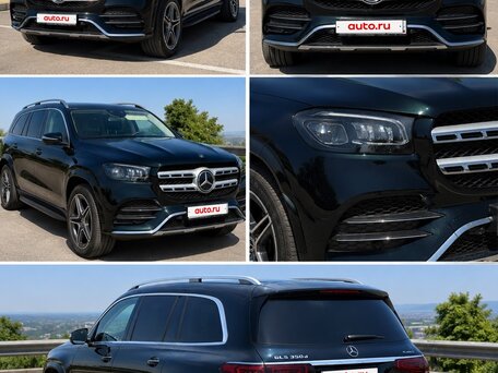2019 Mercedes-Benz GLS 350 d II (X167), чёрный, 7490000 рублей, вид 3