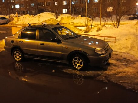 2008 Chevrolet Lanos I, зелёный, 149500 рублей, вид 2