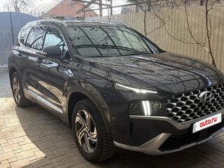 2021 Hyundai Santa Fe IV Рестайлинг, синий, 3330000 рублей, вид 2
