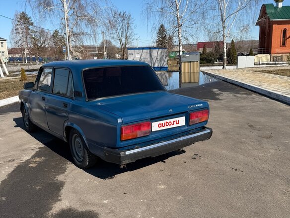 2008 Lada (ВАЗ) 2107, синий, 125000 рублей - вид 4