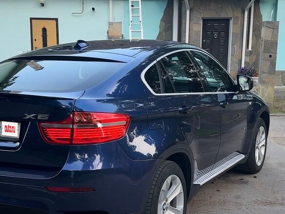 2009 BMW X6 30d I (E71), синий, 2100000 рублей - вид 5