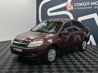 2013 Lada (ВАЗ) Granta I, красный, 329900 рублей, вид 3