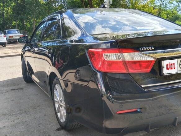 2014 Toyota Camry VII (XV50), чёрный, 1750000 рублей - вид 3