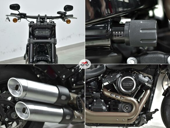 2017 Harley-Davidson Fat Bob, чёрный, 1339000 рублей - вид 9