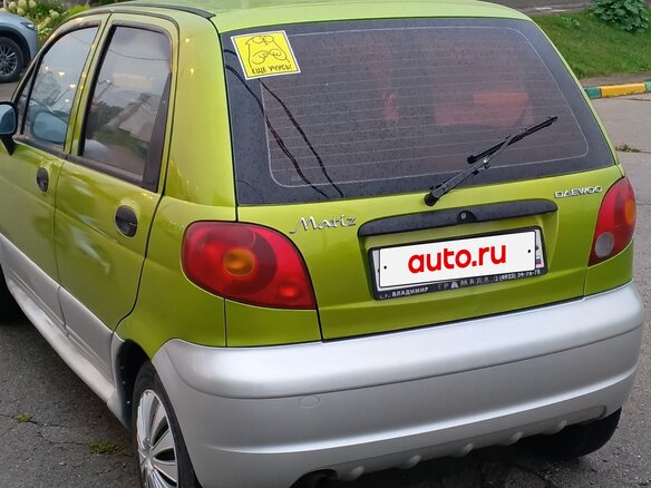 2006 Daewoo Matiz I Рестайлинг, зелёный, 365000 рублей - вид 6