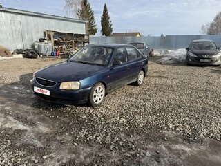 2008 Hyundai Accent ТагАЗ II, синий, 220000 рублей, вид 1