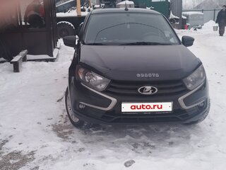 2018 Lada (ВАЗ) Granta I Рестайлинг, чёрный, 510000 рублей, вид 2