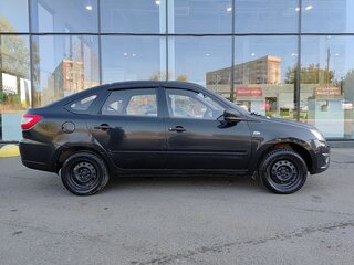 2014 Lada (ВАЗ) Granta I, чёрный, 299000 рублей, вид 4