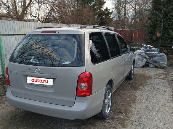 2002 Mazda MPV II (LW), серый, 700000 рублей - вид 5