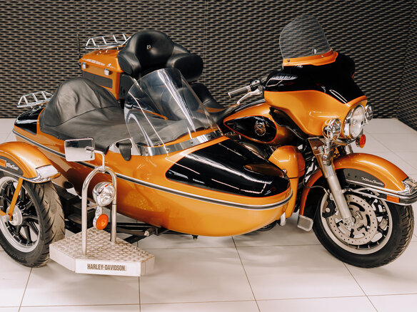 2008 Harley-Davidson Electra Glide, оранжевый
