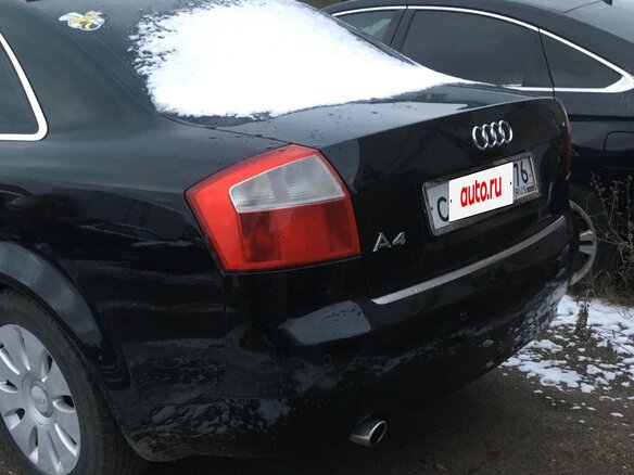 2004 Audi A4 II (B6), чёрный, 300000 рублей - вид 8