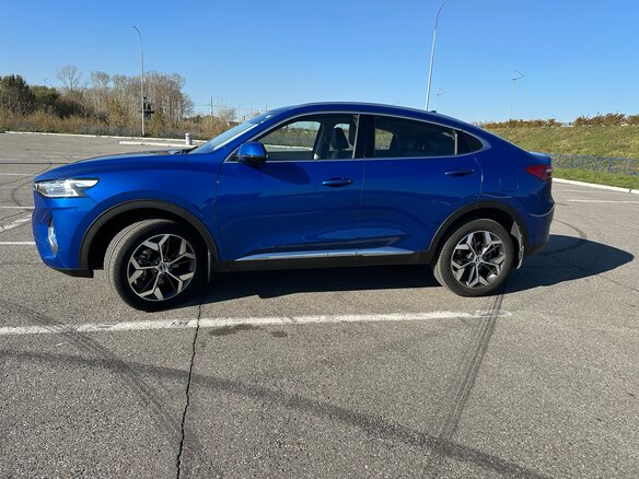2021 Haval F7x I, синий - вид 24