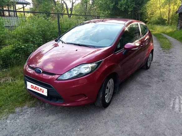 2008 Ford Fiesta Mk6, красный, 700000 рублей