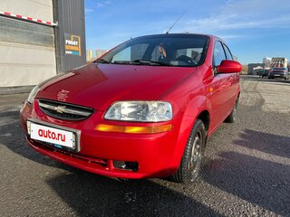 2004 Chevrolet Aveo I, красный, 260000 рублей, вид 1