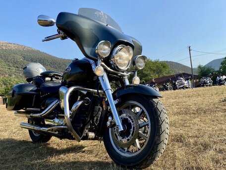 2008 Yamaha XV 1700 Road Star, чёрный, 690000 рублей, вид 1