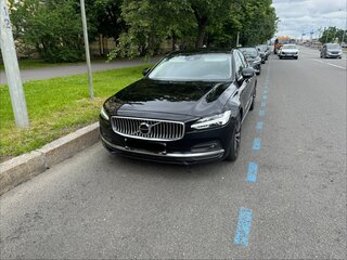 2021 Volvo S90 II Рестайлинг, чёрный, 3000000 рублей, вид 2