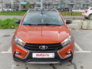 2021 Lada (ВАЗ) Vesta SW Cross I, оранжевый, 1340000 рублей, вид 2