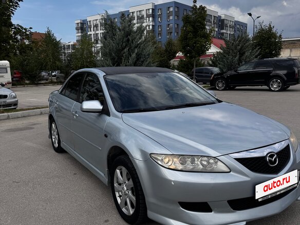 2007 Mazda 6 I (GG) Рестайлинг, серебристый - вид 3