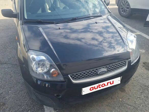 2008 Ford Fiesta Mk5, чёрный