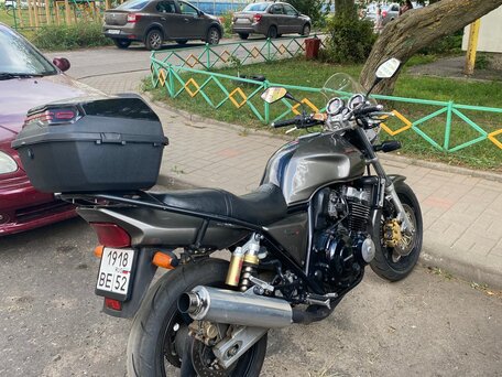 1998 Honda CB 400 Super Four, серебристый, 270000 рублей, вид 4