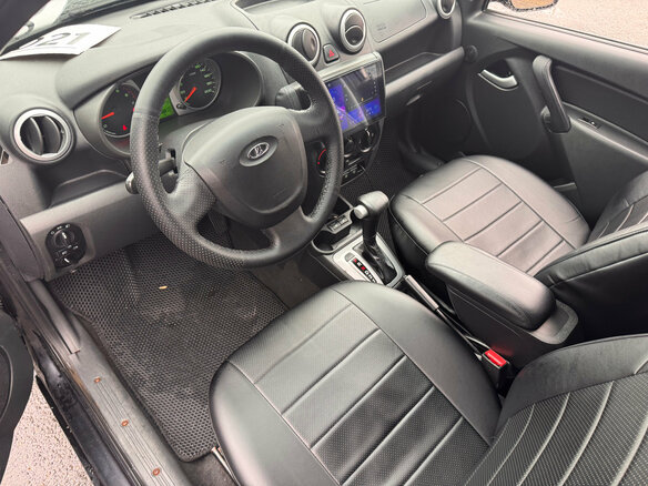 2014 Lada (ВАЗ) Granta I, синий, 449000 рублей - вид 8