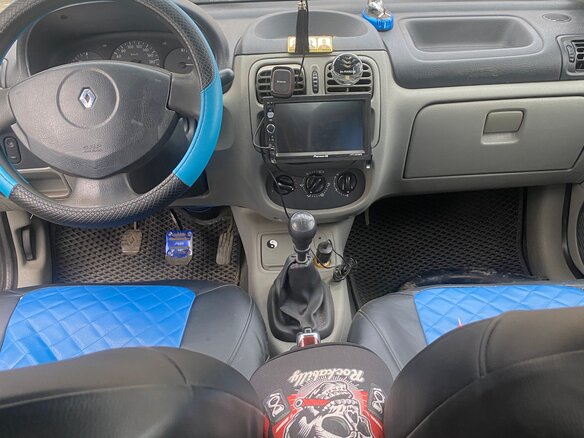2004 Renault Symbol I Рестайлинг, серый, 380000 рублей - вид 7