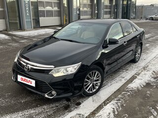 2017 Toyota Camry VII (XV50) Рестайлинг 2, чёрный, 1830000 рублей, вид 1