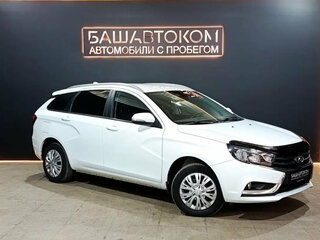 2019 Lada (ВАЗ) Vesta SW I, белый, 780000 рублей, вид 3