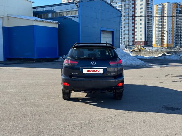 2007 Lexus RX 400h II Рестайлинг, синий, 1500000 рублей - вид 6