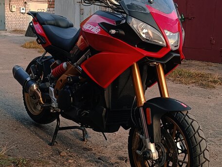 2014 Aprilia ETV 1200 Caponord, красный, 611315 рублей, вид 5