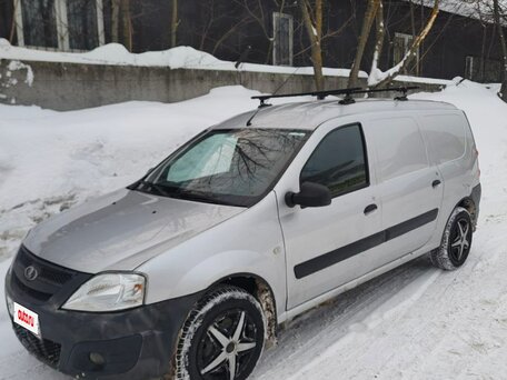 2013 LADA (ВАЗ) Largus, серебристый, 800000 рублей, вид 3