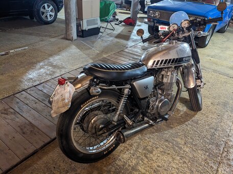 2001 Yamaha SR400, серебристый, 249999 рублей, вид 5