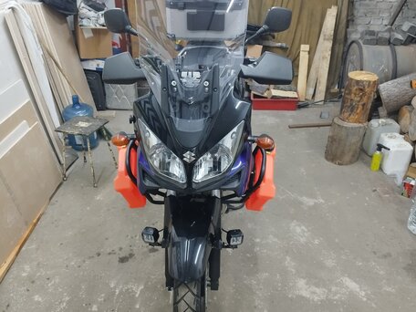 2005 Suzuki V-Strom 1000, синий, 580000 рублей, вид 2