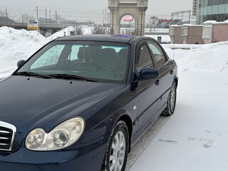 2006 Hyundai Sonata ТагАЗ IV (EF) Рестайлинг, синий, 670000 рублей, вид 1