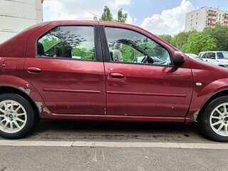 2008 Renault Logan I, красный, 300000 рублей, вид 5