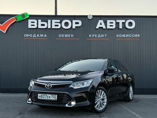 2015 Toyota Camry VII (XV50) Рестайлинг, чёрный, 2235000 рублей, вид 1