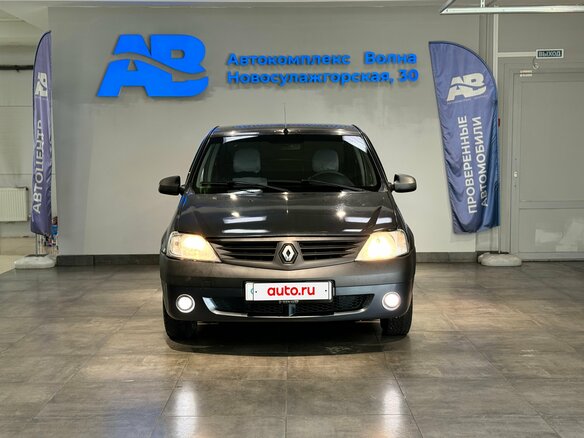 2006 Renault Logan I, чёрный - вид 1
