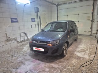 2015 Lada (ВАЗ) Kalina II, серый, 420000 рублей, вид 1
