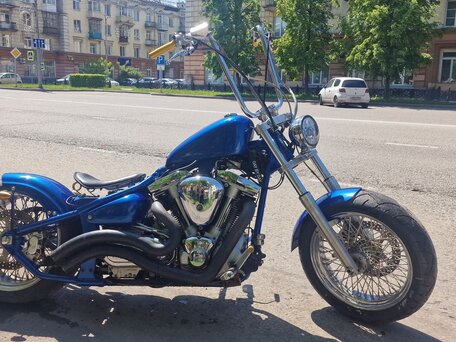 2001 Yamaha XV 1600 Road Star, синий, 480000 рублей, вид 3