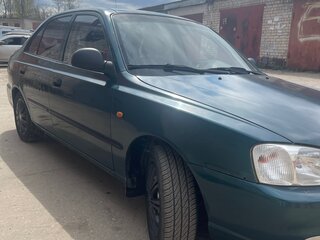 2003 Hyundai Accent II, зелёный, 250000 рублей, вид 4