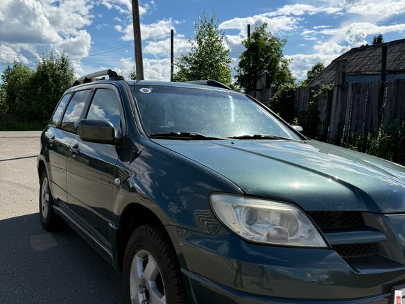 2003 Mitsubishi Outlander I, зелёный, 420000 рублей - вид 5