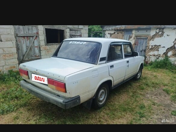 2004 Lada (ВАЗ) 2107, белый, 90000 рублей - вид 10