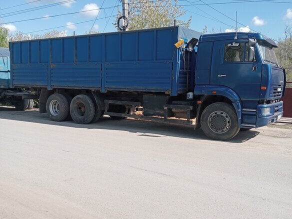 2008 КамАЗ 65117, синий, 1700000 рублей - вид 12