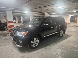 2013 Toyota Land Cruiser 200 Series Рестайлинг 1, чёрный, 3500000 рублей, вид 1