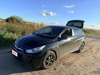 2012 Hyundai Solaris I, чёрный, 520000 рублей, вид 1